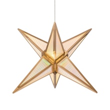 Golden 1555-18 RG - Ziva by Golden Lighting Spectrum Integrated LED 18in Pendant in Rose Gold